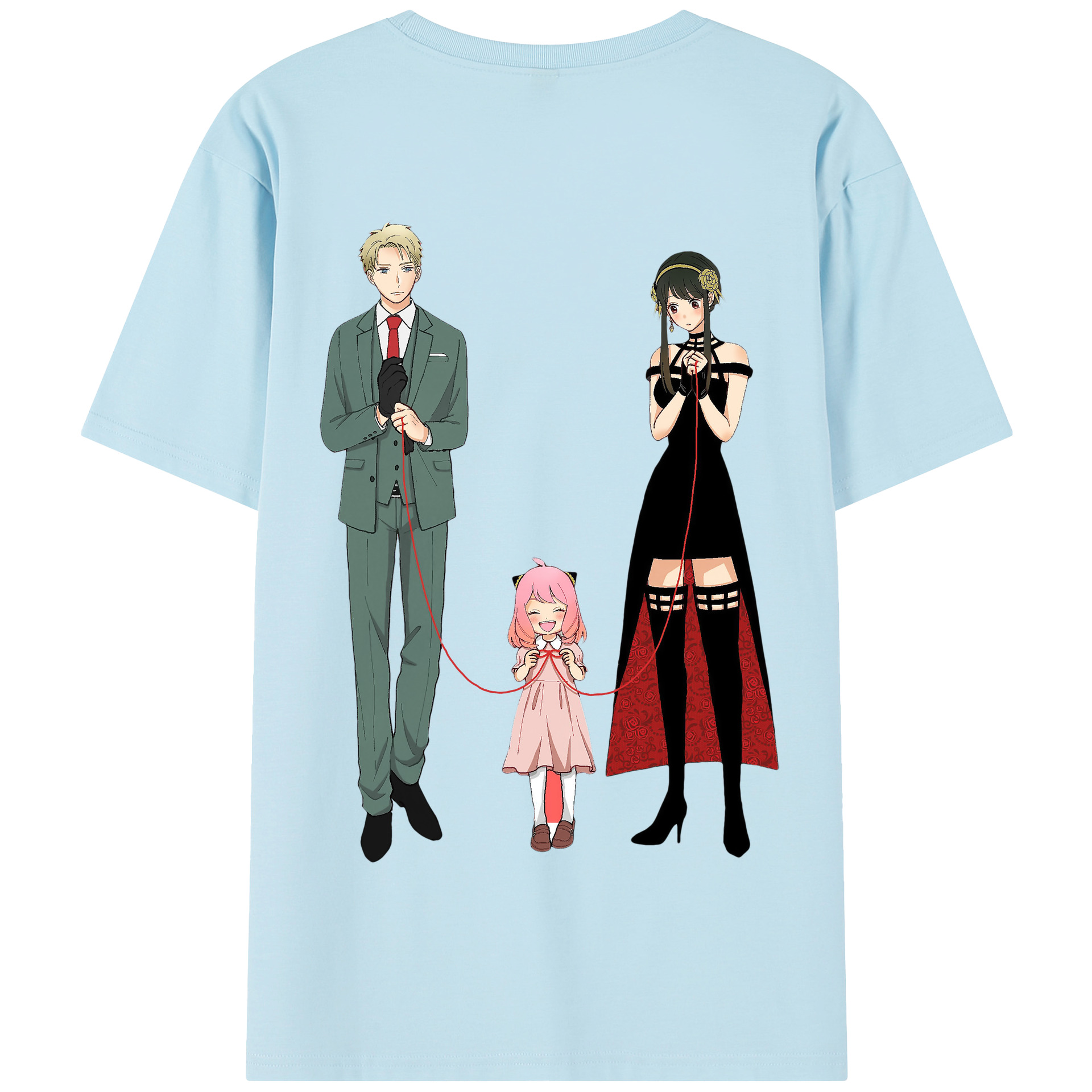 （画像用） SPY×FAMILY间谍家家酒 綿100％半袖Tシャツ（背面プリント）